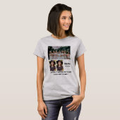 Bachelorette Party custom 3 Foto Collage T-Shirt (Voorkant volledig)