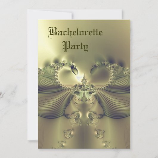 Bachelorette Party Custom Invitation Kaart (Voorkant)