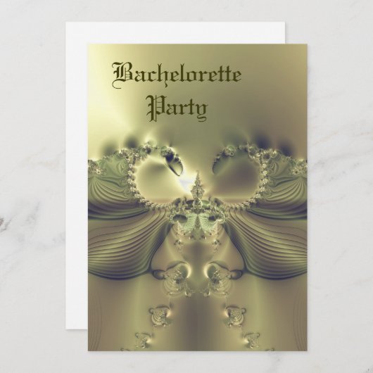 Bachelorette Party Custom Invitation Kaart (Voorkant / Achterkant)