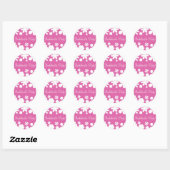 Bachelorette Party Daisy Chain Envelope Seal Ronde Sticker (Vel)