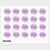 Bachelorette Party Daisy Chain Envelope Seal Ronde Sticker (Vel)