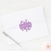 Bachelorette Party Daisy Chain Envelope Seal Ronde Sticker (Envelop)