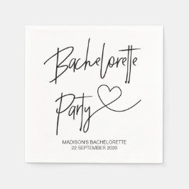 Bachelorette Party Decor Servet Sets