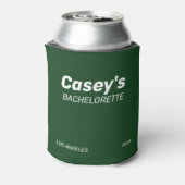 Bachelorette Party Decoration. Trendy Bride. Blikjeskoeler (Blikje Achterkant)