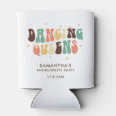 Bachelorette Party Disco Dansende Koninginnen Retr Blikjeskoeler (Achterkant)