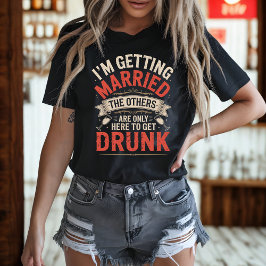 Bachelorette Party Drank Team Bruid Design T-shirt