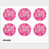 Bachelorette Party Drink Sticker (Vel)