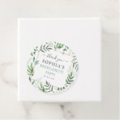 Bachelorette Party Elegant Waterverf Wedding Bedankjes Labels (In situ)