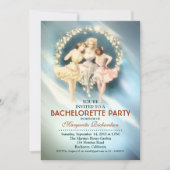 Bachelorette Party Elegante blauwe stijlvolle uitn Kaart (Voorkant)