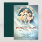 Bachelorette Party Elegante blauwe stijlvolle uitn Kaart (Voorkant / Achterkant)