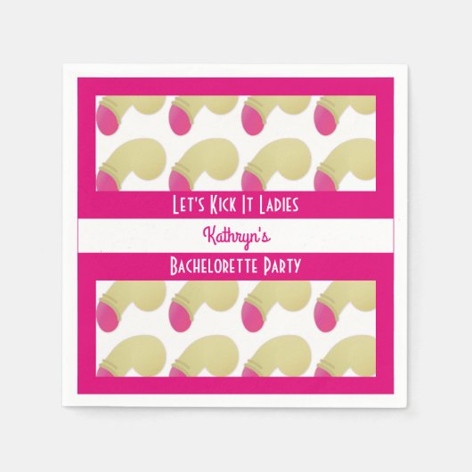 Bachelorette Party  Falos Servet (Voorkant)