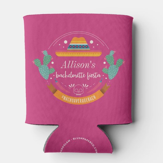 Bachelorette Party Favor Fiesta Koelbox Blikjeskoeler (Achterkant)