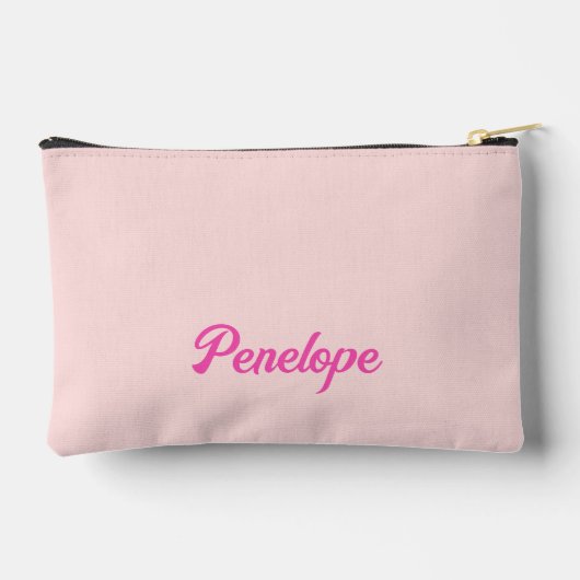 Bachelorette Party Favor Gepersonaliseerd Roze Etui (Achterkant)