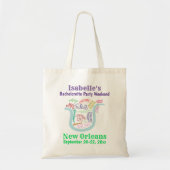 Bachelorette Party Favor New Orleans Girls Trip Tote Bag (Voorkant)