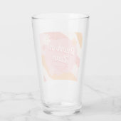 Bachelorette Party Favor Retro Drink in Love Glas (Achterkant)