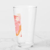 Bachelorette Party Favor Retro Drink in Love Glas (Links)