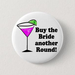 Bachelorette Party Favors Ronde Button 5,7 Cm