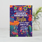 Bachelorette Party Fiesta Custom Kaart (Staand voorkant)
