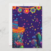 Bachelorette Party Fiesta Custom Kaart (Achterkant)