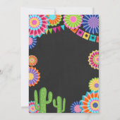 Bachelorette party Fiesta Invitation Nacho Gemidde Kaart (Achterkant)