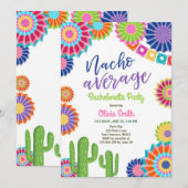 Bachelorette party Fiesta Invitation Nacho Gemidde Kaart (Voorkant / Achterkant)
