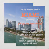 Bachelorette Party for Summer Weekend in Miami Kaart (Voorkant / Achterkant)
