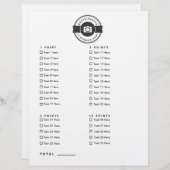 Bachelorette Party Foto Scavenger Hunt Game (Voorkant / Achterkant)