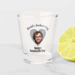 Bachelorette Party Fun Personalized Groom Face Shot Glas