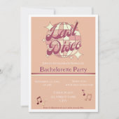 Bachelorette party Funky Retro  Uitnodiging (Voorkant)