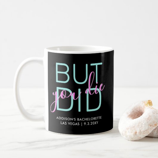 Bachelorette Party Funny Hangover Favor Koffiemok (Met donut)