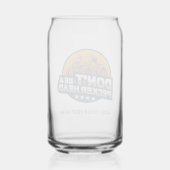 Bachelorette Party Gag Pecker Hoofd Kip Blikvorm Glas (Achterkant)