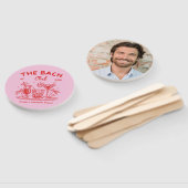 Bachelorette Party Game Grooms Gezicht Hand Fan Handwaaier (Niet-gemonteerd)