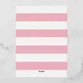 Bachelorette Party Game - Zou ze liever? Bride Folie Uitnodiging (Achterkant)