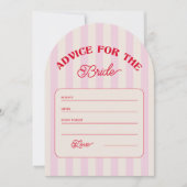 Bachelorette Party Games Advies voor de bruid Kaart (Voorkant)