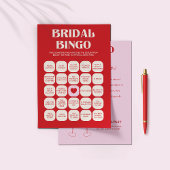 Bachelorette Party Games Bruids Bingo Flyer