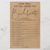 Bachelorette Party games - dubbelzijdig bediend (Achterkant)