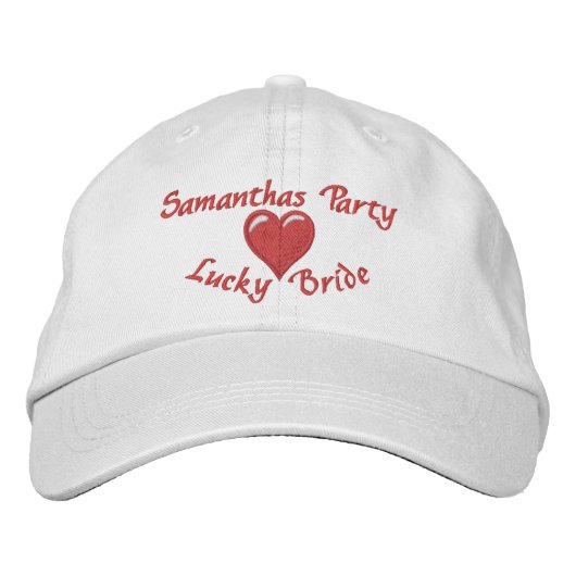 Bachelorette party geluksbruid pet (Voorkant)