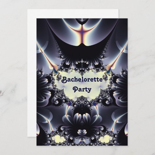 Bachelorette Party gepersonaliseerde aankondiging (Voorkant / Achterkant)