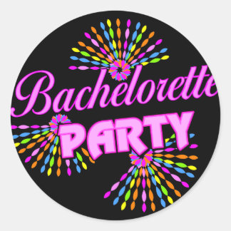 Bachelorette Party Gift Ronde Sticker