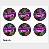 Bachelorette Party Gift Ronde Sticker (Vel)