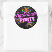 Bachelorette Party Gift Ronde Sticker (Tas)