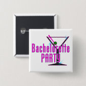 Bachelorette Party Gift Vierkante Button 5,1 Cm (Voorkant /achterkant)