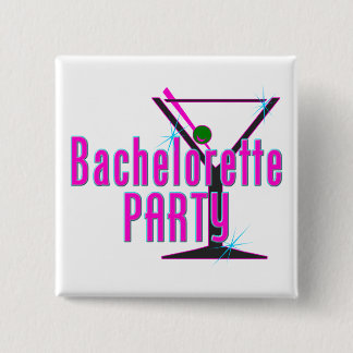 Bachelorette Party Gift Vierkante Button 5,1 Cm