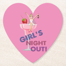 Bachelorette Party Girl's Night Out Party Kartonnen Onderzetters
