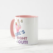 Bachelorette Party Girl's Night Out Party Mok (Voorkant links)