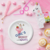Bachelorette Party Girl's Night Out Party Papieren Bordje (Feest)