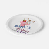 Bachelorette Party Girl's Night Out Party Papieren Bordje (Gekanteld)