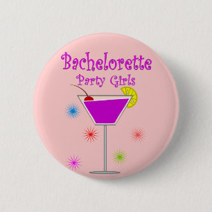 Bachelorette Party Girls T-Shirts & Gifts Ronde Button 5,7 Cm