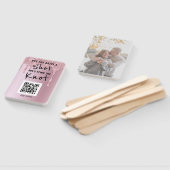 Bachelorette Party glitter Drip Buy Shot QR Code Handwaaier (Niet-gemonteerd)