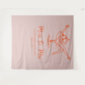 Bachelorette Party grillige Achtergrond Fotocabine Wandkleed (Voorkant (horizontaal))